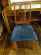 Nice Basset Oak Office Desk / With Optional Side Extension / Oak Chair