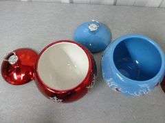 (4) Christmas Themed Candy Dish's