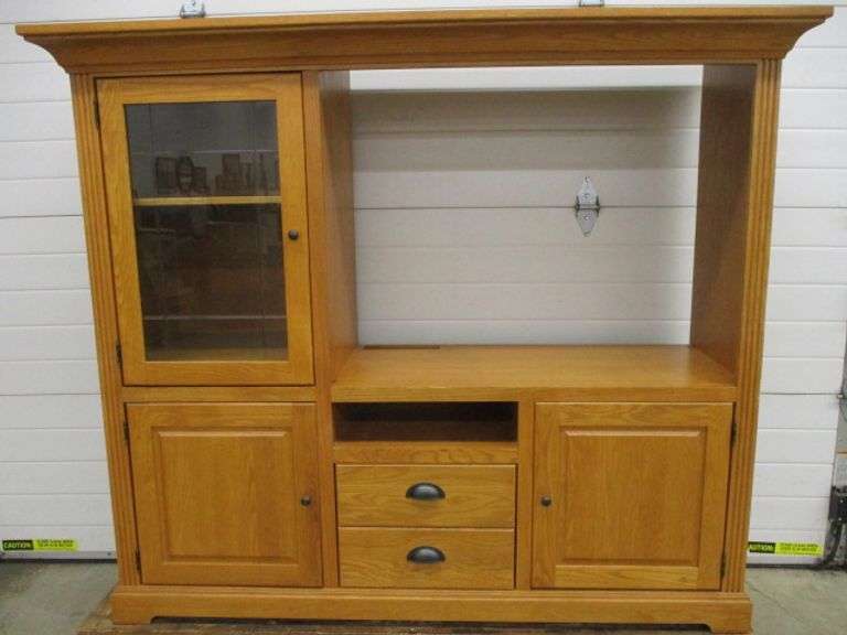 Oak Entertainment Cabinet