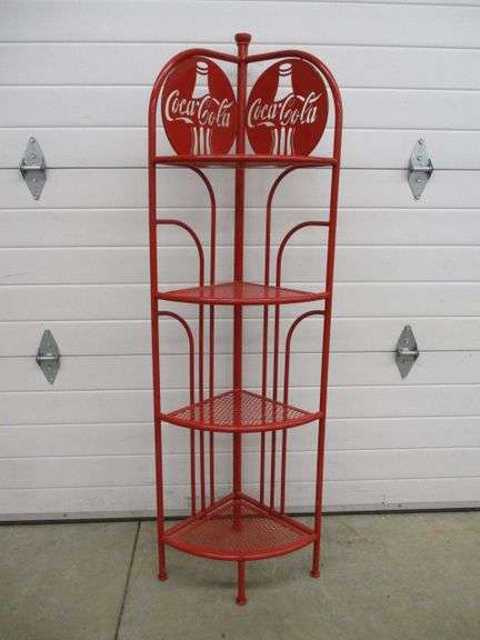 Steel Coca-Cola Corner Stand