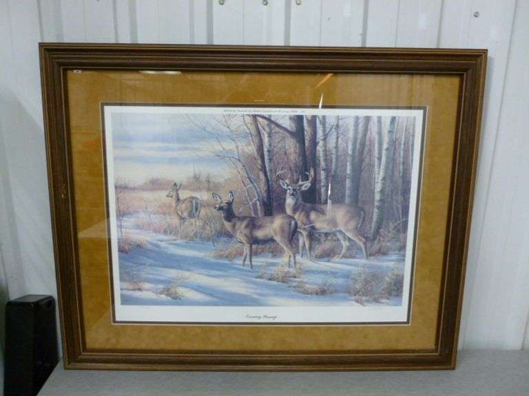 Beautiful Large R. Millette " Evening Passage " Signed & Numbered Print