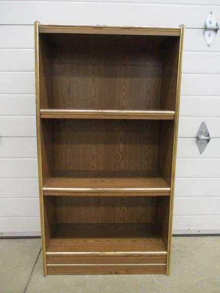 Grained Oak Bookcase