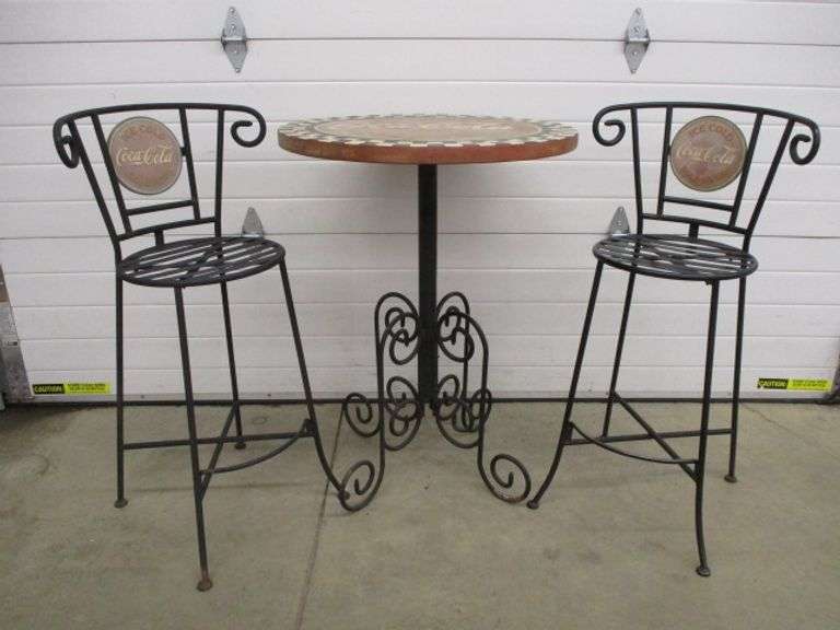 3 Pc. Ice Cold Coca-Cola High Table & Stools