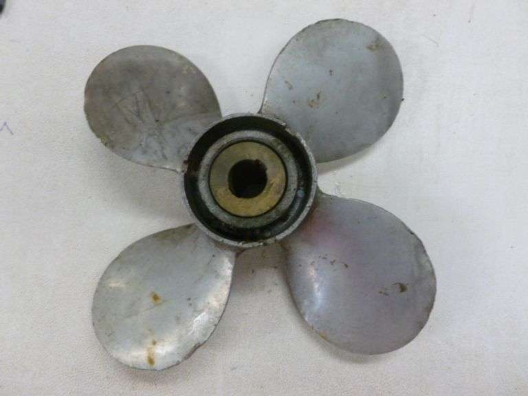 Vintage Four Prop / Boat Motor Prop - 10" Across