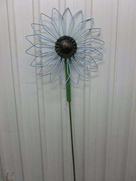 Custom Made Metal Rock Garden Decoration - 53" H