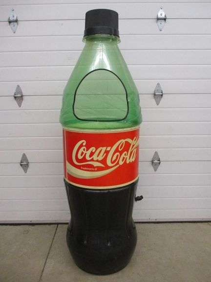 Large Coca-Cola Bottle Shaped Store Display Cooler