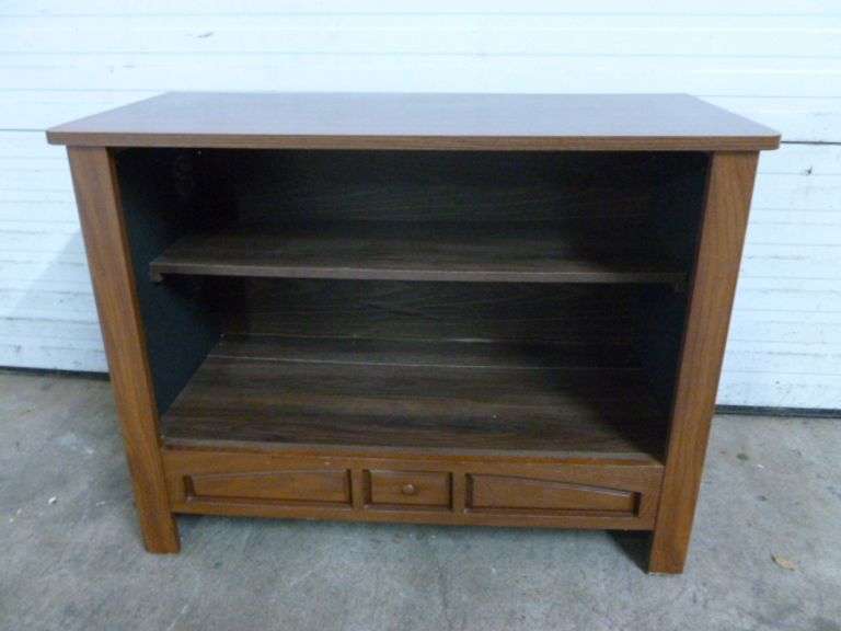 Repurposed Console TV Wooden Display Cabinet
