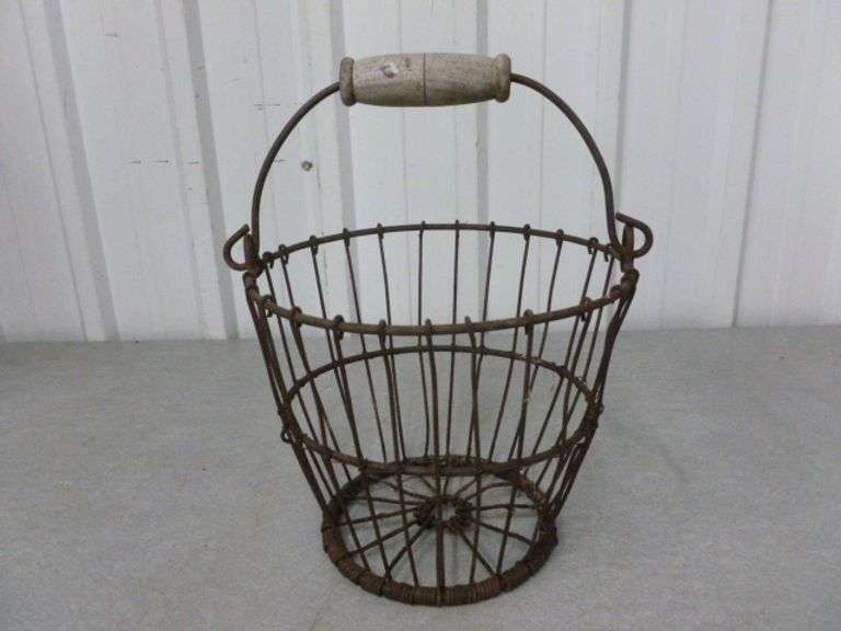 Heavy Duty Metal Basket - 13.5" H