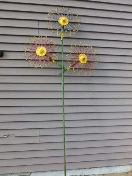 Large Custom Made Metal Rock Garden Decoration