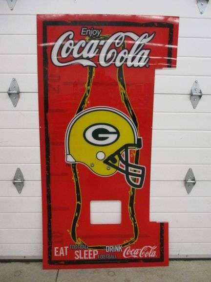 Enjoy Coca-Cola Green Bay Packers Vending Machine Cover