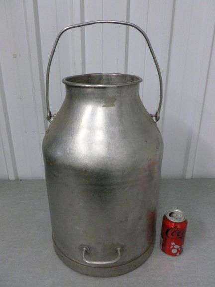 Large Vintage De Laval Stainless Steel Milk Can - 18.5" H