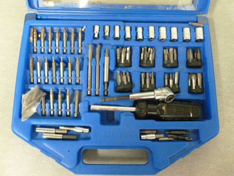 Large All-Trade 80+ Piece Bit Driver / Socket Set - Oberman Auctions