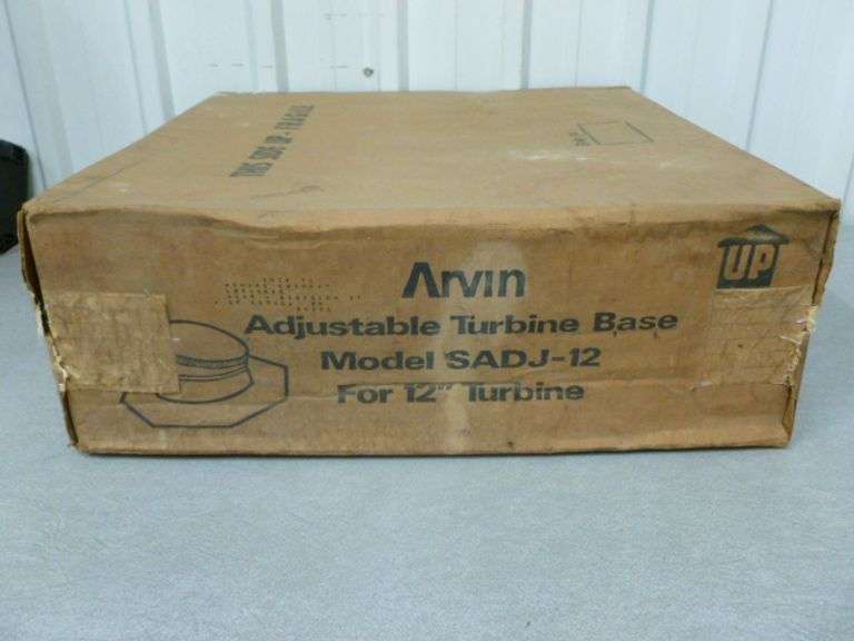New - Arvin Adjustable Turbine Base - For 12" Turbine - Model SADJ-12