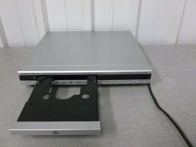 Protron Dvd Protron DVD/CD/CD-R Player Model PD-800 - Oberman Auctions