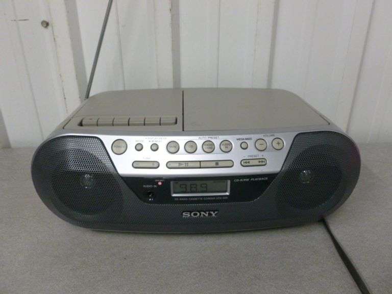 Sony CD Radio Cassette-Corder Model CFD-S05