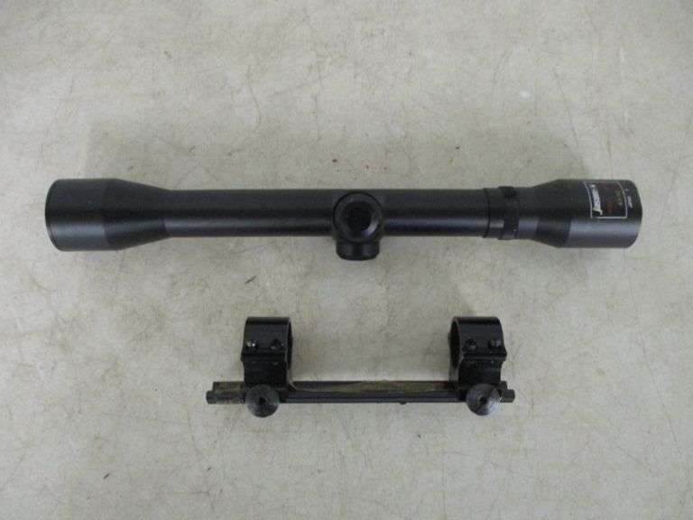 Jason 4 x 32 Rifle Scope w/Mount - Oberman Auctions