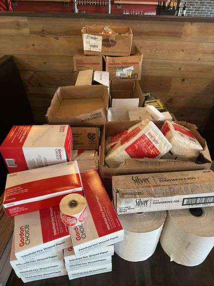 Paper goods, coffee supply, misc