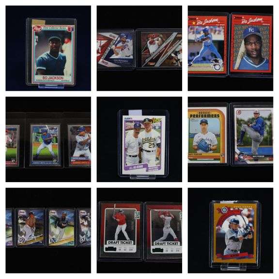5/20 Baseball Card Collection Raw, Rookies, Errors! Pacific Auctions