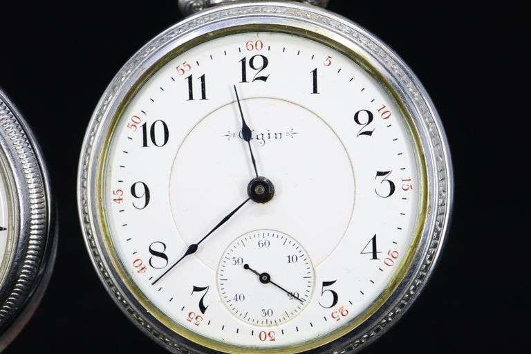 PAIR OF ELGIN POCKET WATCHES