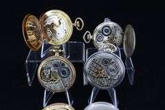 GROUP OF FOUR ELGIN POCKET/RAILROAD WATCHES