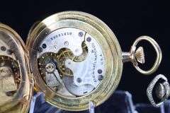 GROUP OF FOUR ELGIN POCKET/RAILROAD WATCHES