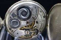 GROUP OF FOUR ELGIN POCKET/RAILROAD WATCHES