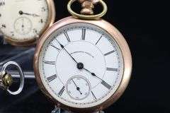 GROUP OF SIX POCKET/RAILROAD WATCHES