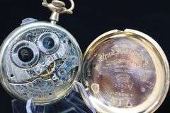 GROUP OF SIX POCKET/RAILROAD WATCHES