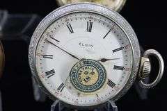 GROUP OF FOUR ELGIN POCKET/RAILROAD WATCHES