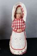 PAINTED AUNT JEMIMA BOTTLES, WITH HAND MADE CLOTHING