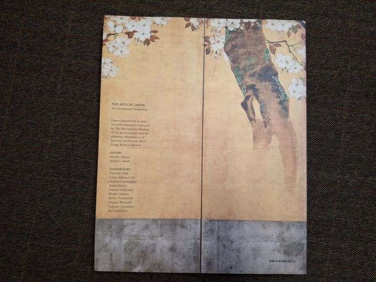 The Arts of Japan: An International Symposium, ©2000, Murase, Miyeko and Judith G. Smith (ed.)  The 