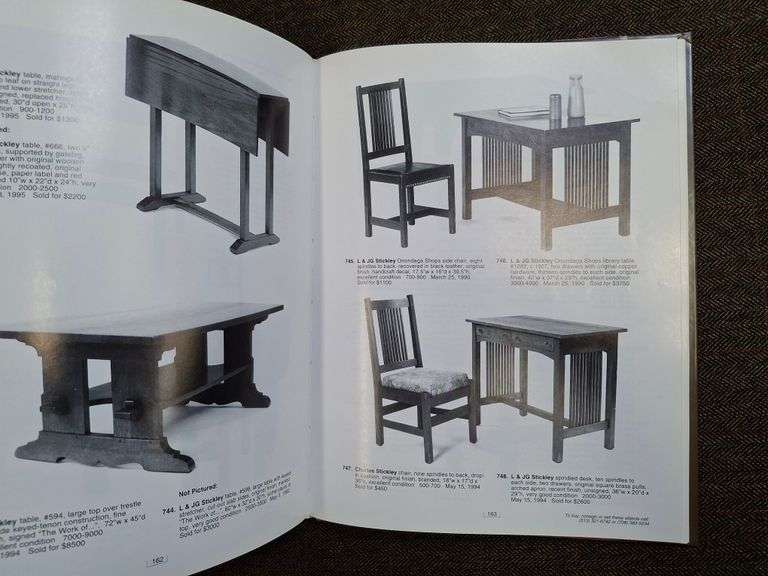 The Arts & Crafts Price Guide: Furniture, Gustav Stickley, L & JG Stickley, Charles, Treadway, Don