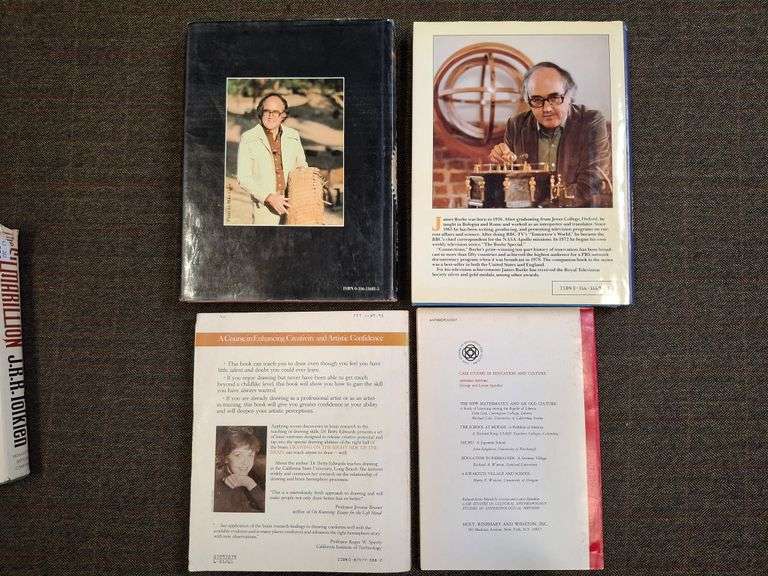 Group of 4 Books; Connections by James Burke 1978, The Day the Universe Changed by James Burke 1985,