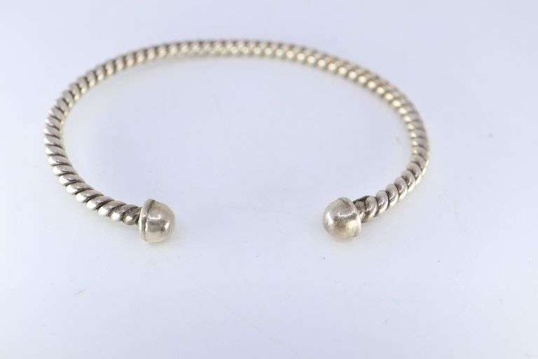 925 SILVER BRACELET, 12.60GR, 2-5/8"W