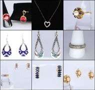 SPRING JEWELRY AUCTION-GOLD-SILVER-GEMS-CAMEOS