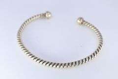 925 SILVER BRACELET, 12.60GR, 2-5/8"W