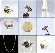 SPRING JEWELRY AUCTION-GOLD-SILVER-GEMS-CAMEOS