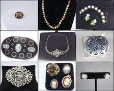 SPRING JEWELRY AUCTION-GOLD-SILVER-GEMS-CAMEOS