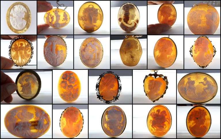 SPRING JEWELRY AUCTION-GOLD-SILVER-GEMS-CAMEOS