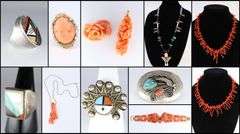 SPRING JEWELRY AUCTION-GOLD-SILVER-GEMS-CAMEOS