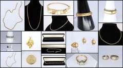 SPRING JEWELRY AUCTION-GOLD-SILVER-GEMS-CAMEOS