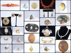 SPRING JEWELRY AUCTION-GOLD-SILVER-GEMS-CAMEOS