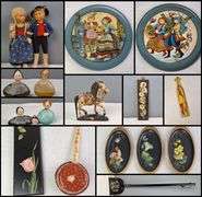 OPEN NOW! VINTAGE FOLK ART TOLEWARE & ROSEMALING AUCTION (More Lots Being Added)