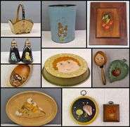 OPEN NOW! VINTAGE FOLK ART TOLEWARE & ROSEMALING AUCTION (More Lots Being Added)
