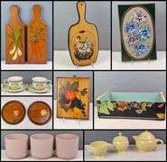 OPEN NOW! VINTAGE FOLK ART TOLEWARE & ROSEMALING AUCTION (More Lots Being Added)