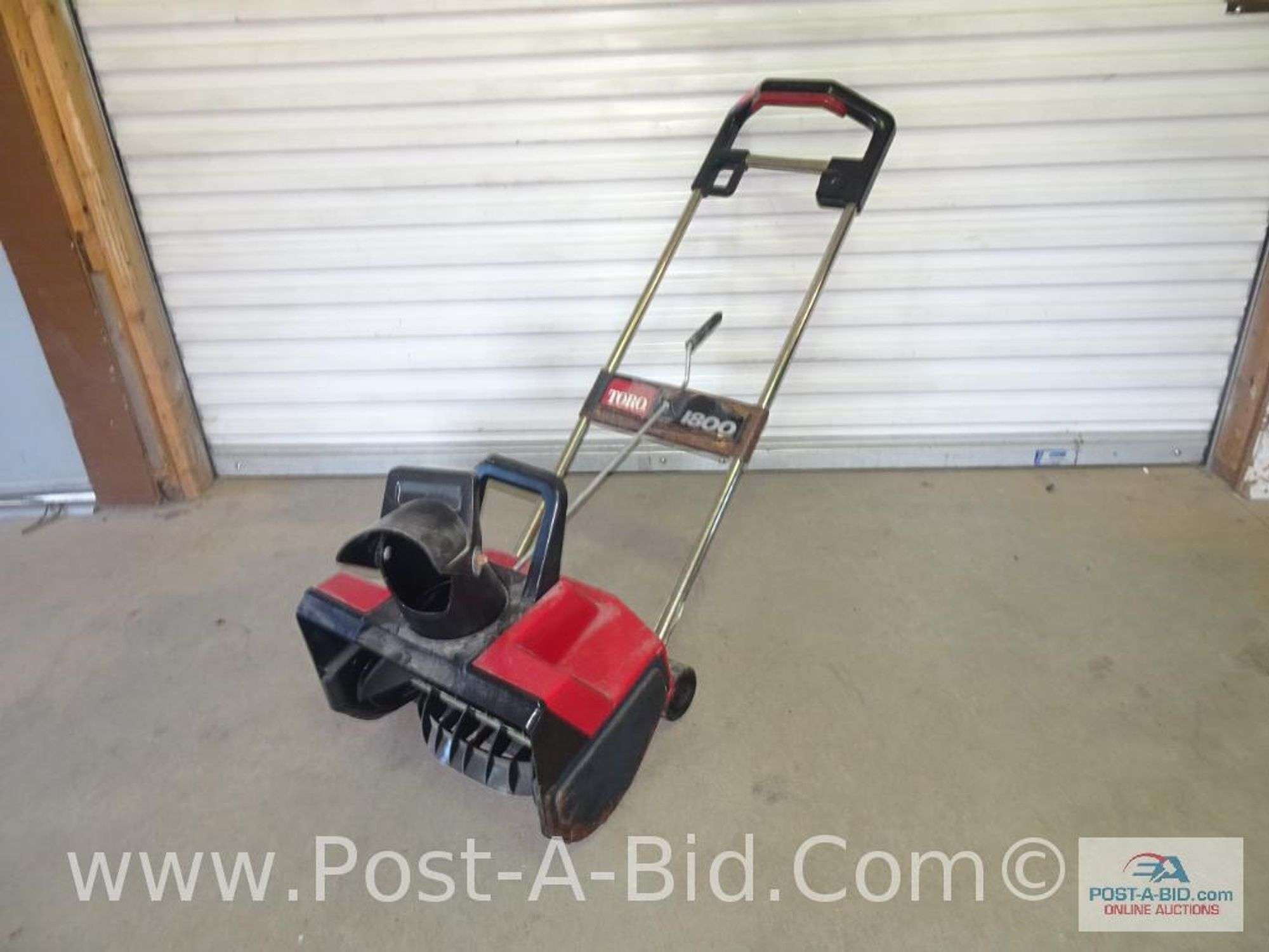 Toro 1800 Electric Snowblower, - Elsenpeter Auctions & Real Toro 1800 Electric Snowblower, - Elsenpeter Auctions & Real