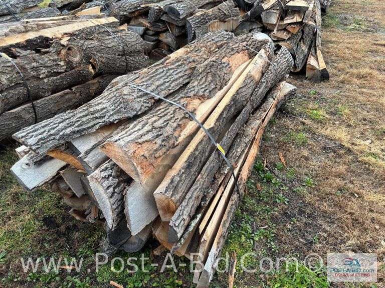 Bundle Of Oak Slab Wood, Owner Stated Seasoned For 1 Year- Great For Wood Stoves/Boilers.