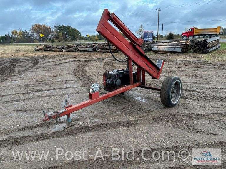 22 Ton Vertical And Horizontal Wood Splitter With Tecumseh Gas Motor. Runs.