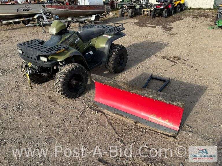 1997 Polaris Sportsman 500 With Plow, Owner Stated, "Newer Battery, But Nee