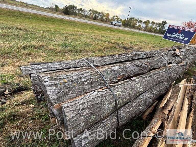 Bundle Of Oak Slab Wood, Owner Stated Seasoned For 1 Year- Great For Wood Stoves/Boilers.